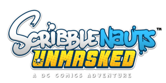 Логотип Scribblenauts Unmasked: A DC Comics Adventure