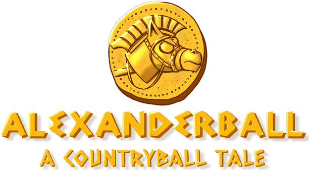Логотип AlexanderBall: A Countryball Tale