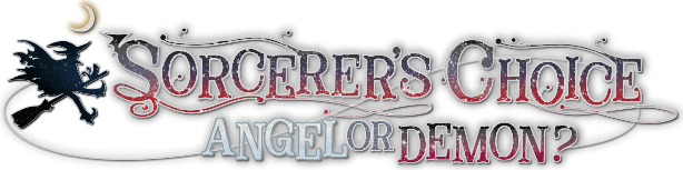 Логотип Sorcerer's Choice: Angel or Demon?