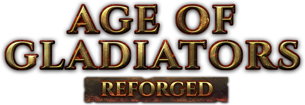 Логотип Age of Gladiators Reforged