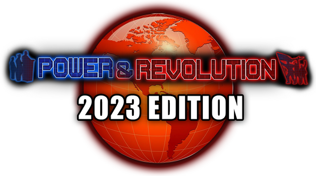 Логотип Power and Revolution 2023 Edition