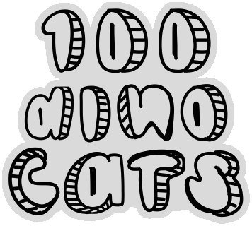 Логотип 100 Dino Cats